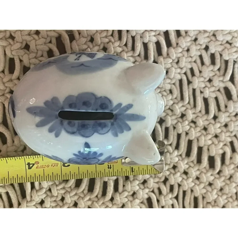 pig bank blue delft